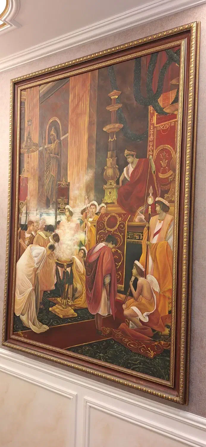 ادای احترام به امپراتور اثر الساندرو پیگنا|تابلو، نقاشی، عکس|اردبیل, |دیوار