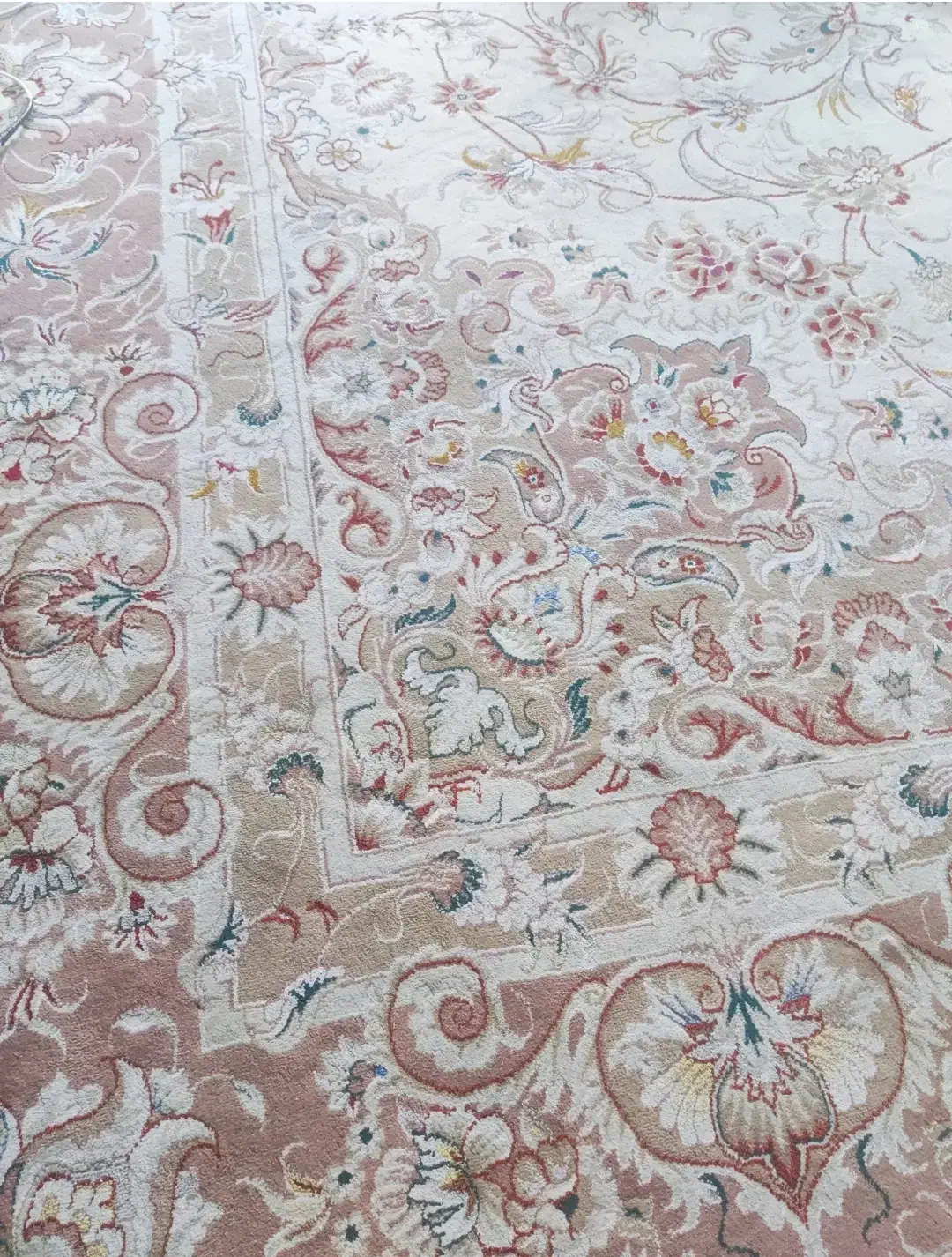 فرش 12متری پردیسان نخ ابریشم دلیجان  سه عدد|فرش|چهارباغ, |دیوار