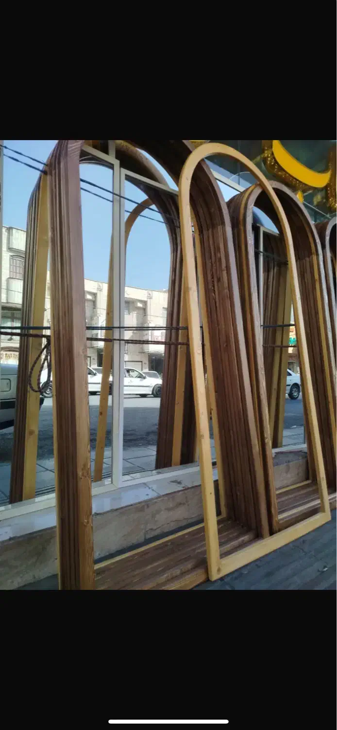 اینه چوبی (گنبدی)|آینه|کرج, شهرک کوثر|دیوار