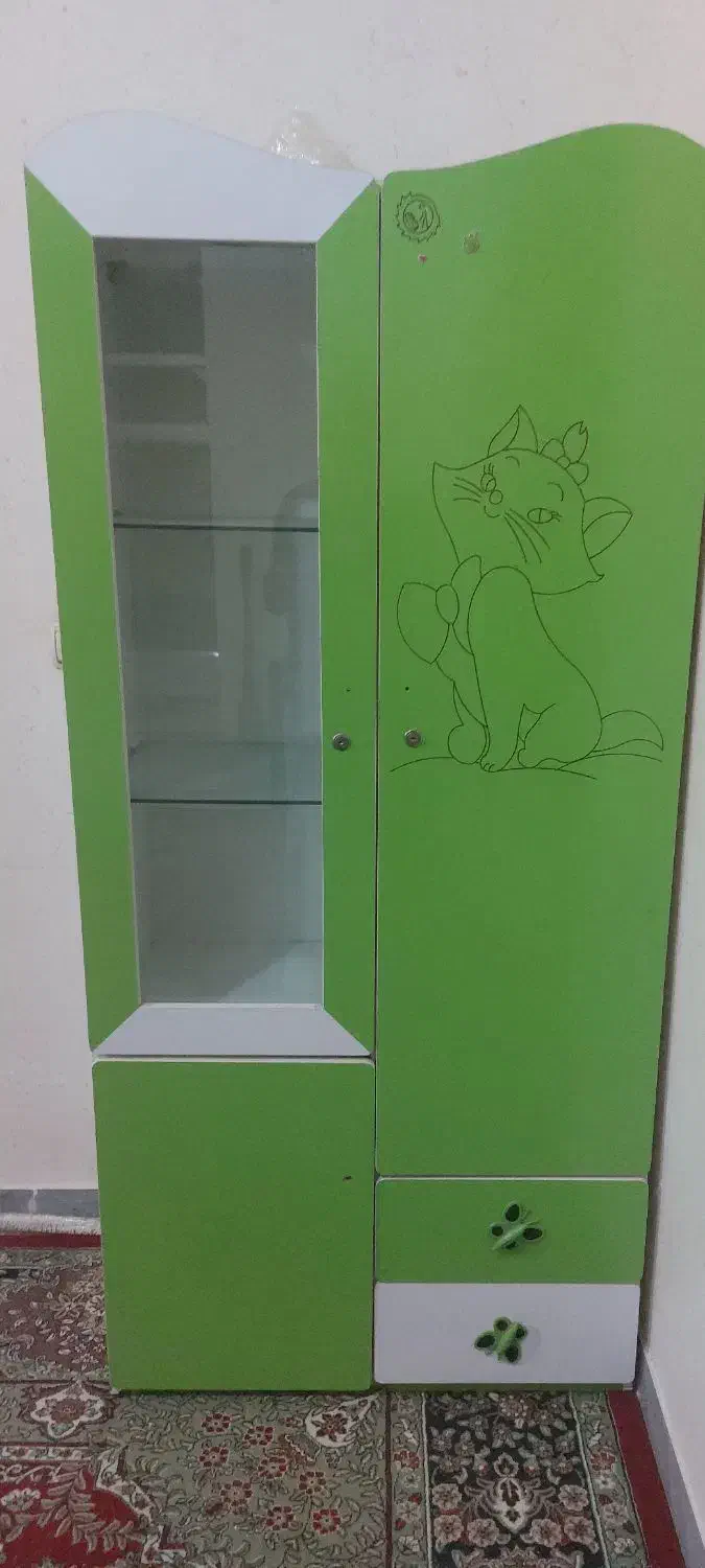 کمد نوزاد|تخت و سرویس خواب|طبس, |دیوار