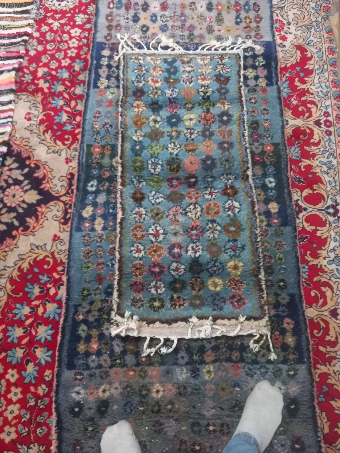 فرش،دست باف و گلیم هر دو دست بافت و نو|گلیم، جاجیم، گبه|یزد, |دیوار