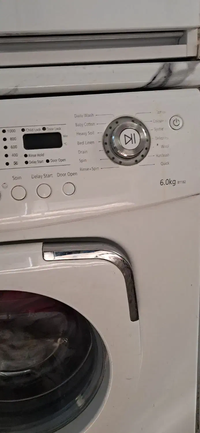 فروش لباسشوئی 6 کیلویی سامسونگ|ماشین لباسشویی و خشک‌کن لباس|ری, دیلمان|دیوار