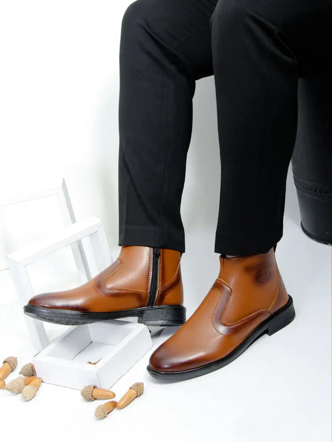 نیم بوت تیمبرلند نیم بوت زیپی بندی بوت کفش مردانه|کیف، کفش، کمربند|قم, ارم|دیوار