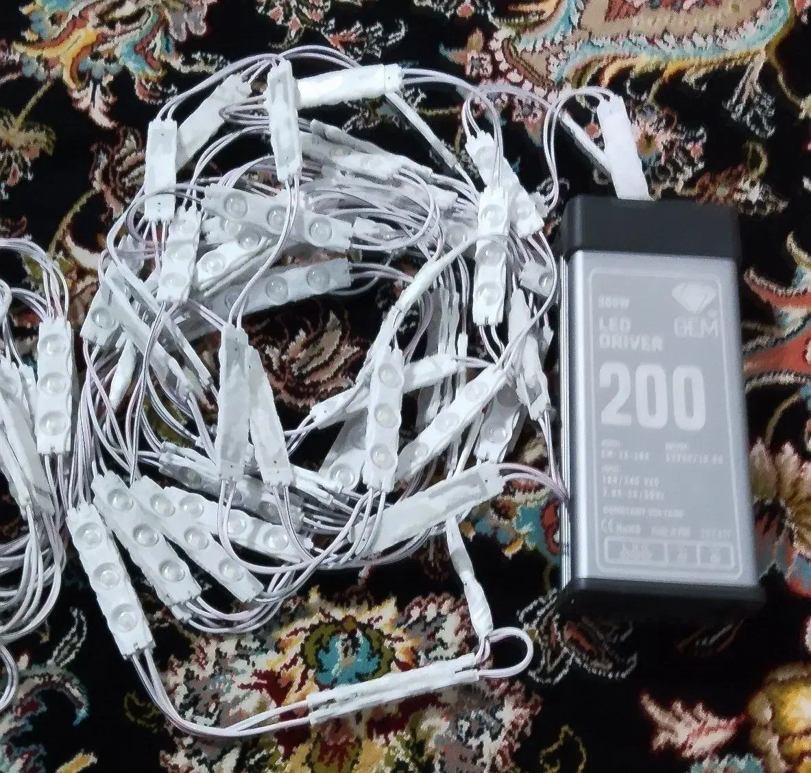 لامپ ال ای دی بلوکی ۱۲ولت|ریسه و چراغ تزئینی|بانه, |دیوار