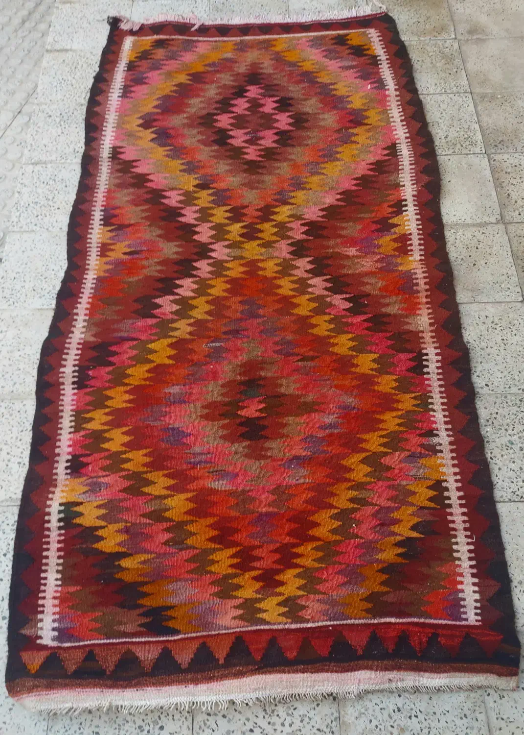 گلیم فرش دستباف|گلیم، جاجیم، گبه|آبیک, |دیوار