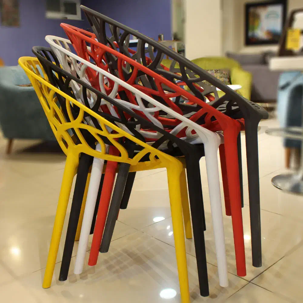 میزو صندلی شاخ برگی کافه پلاستیکی تاشو کد2فضا باز|میز و صندلی غذاخوری|کرمانشاه, |دیوار