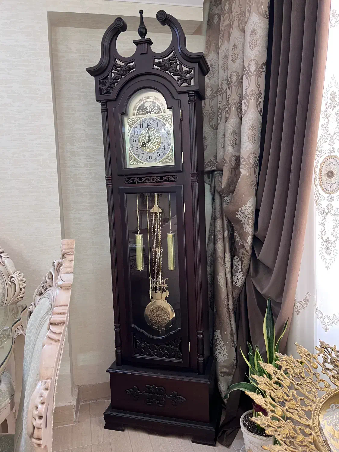 ساعت دکوری ایستاده چوب درجه یک|ساعت دیواری و تزئینی|سبزوار, فرهنگیان|دیوار