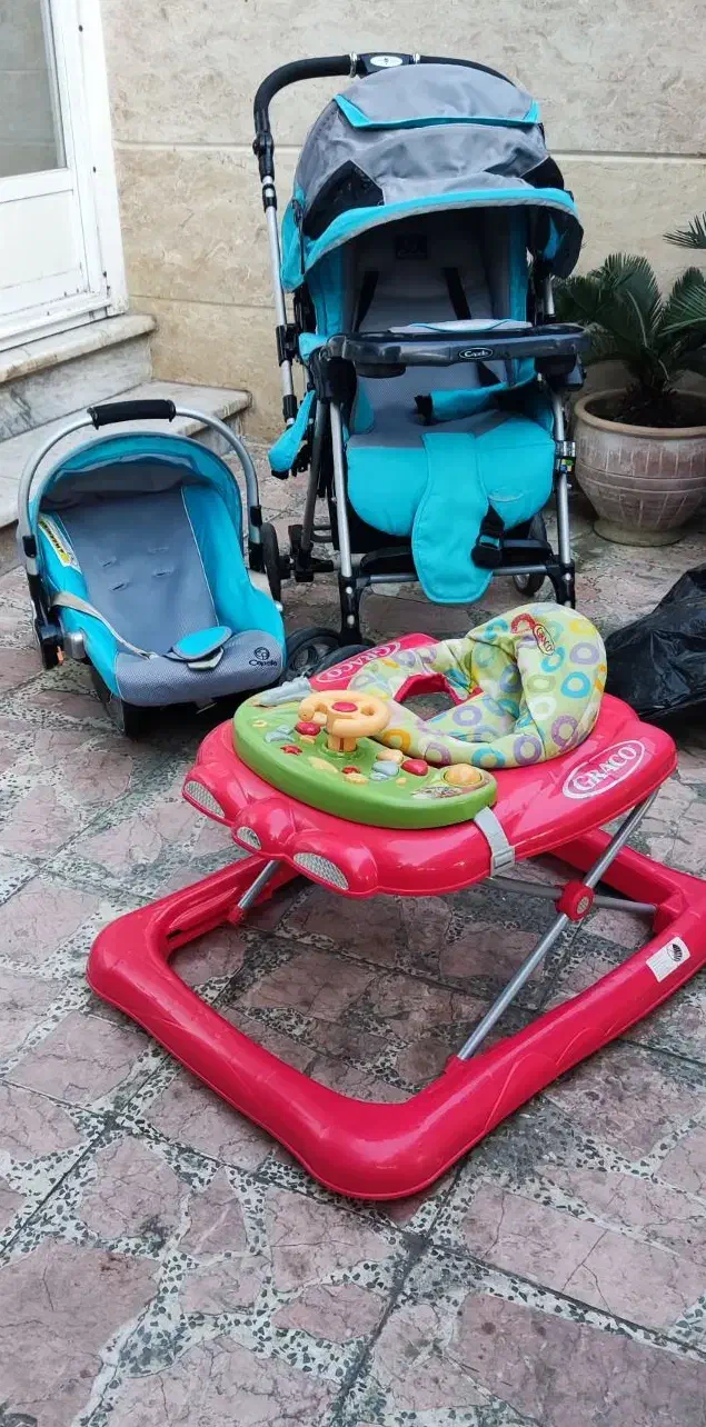 ست کالسکه و کریر خارجی Capella همراه روروئک Graco|کالسکه و لوازم جانبی|تهران, هاشمی|دیوار