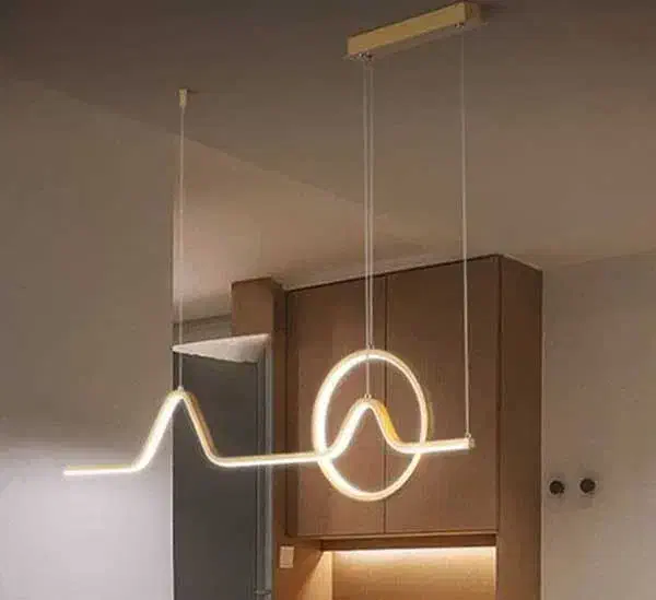 لوستر مدل مارپیچ و مدل ضربان|لوستر و چراغ آویز|سنندج, |دیوار