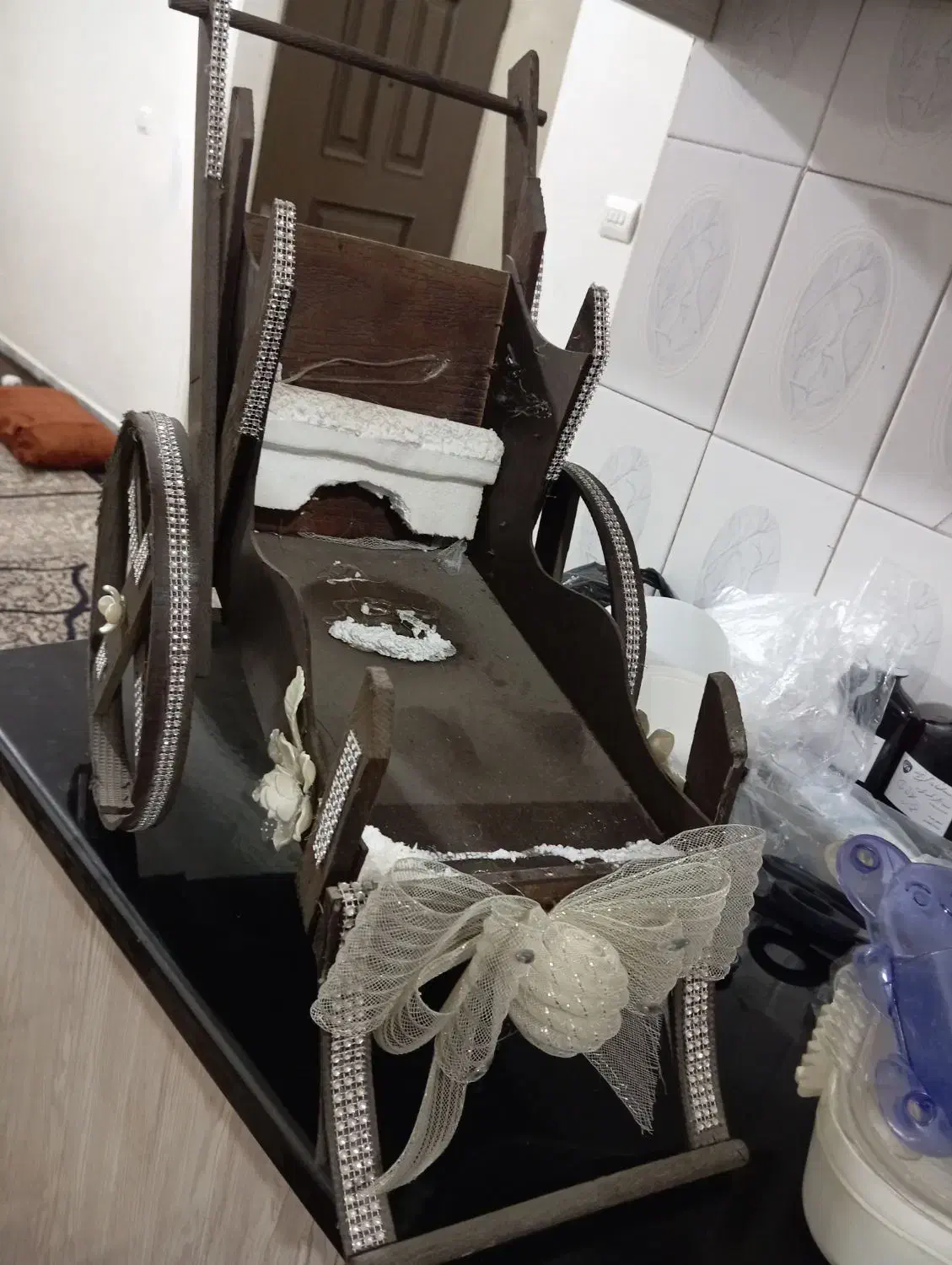 کالسکه بله برون و نامزدی|صنایع دستی و سایر لوازم تزئینی|تهران, شهرک رضویه|دیوار