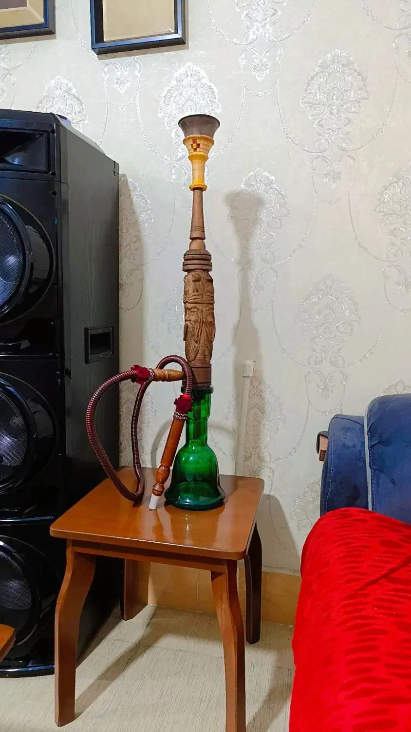 قلیان چوبی،قلیون|صنایع دستی و سایر لوازم تزئینی|رباطکریم, رباطکریم|دیوار