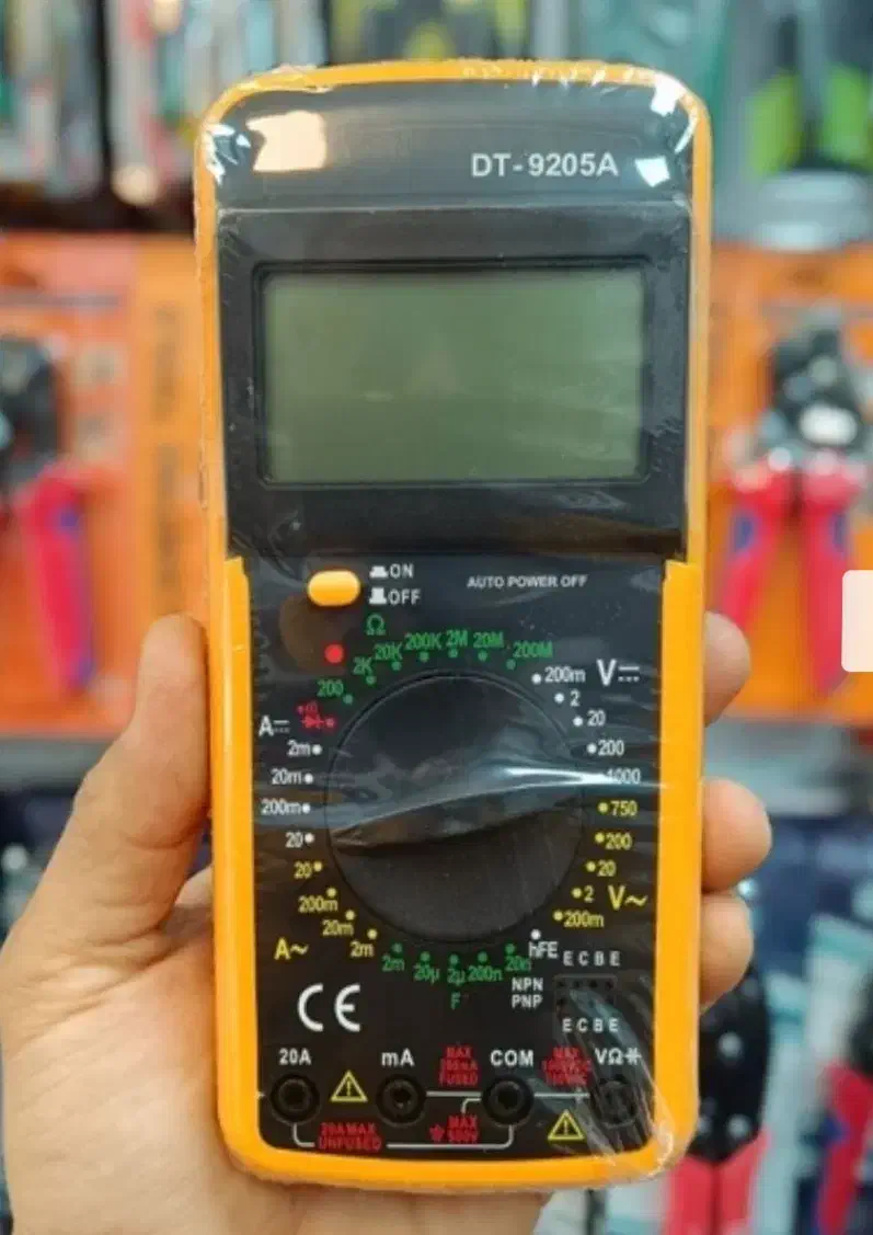 مولتی متر و اهم متر دیجیتالی مدل DT 9205A|ابزارآلات|بروجرد, |دیوار