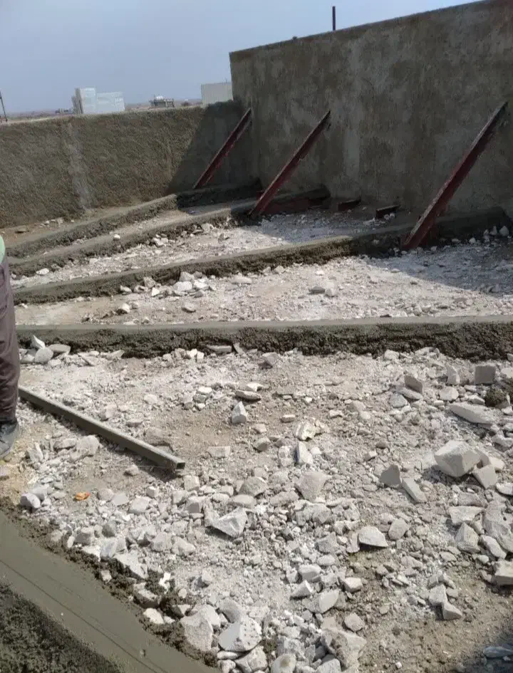 فوم بتن وشیب بندی پشت بام|خدمات پیشه و مهارت|بندر گناوه, |دیوار