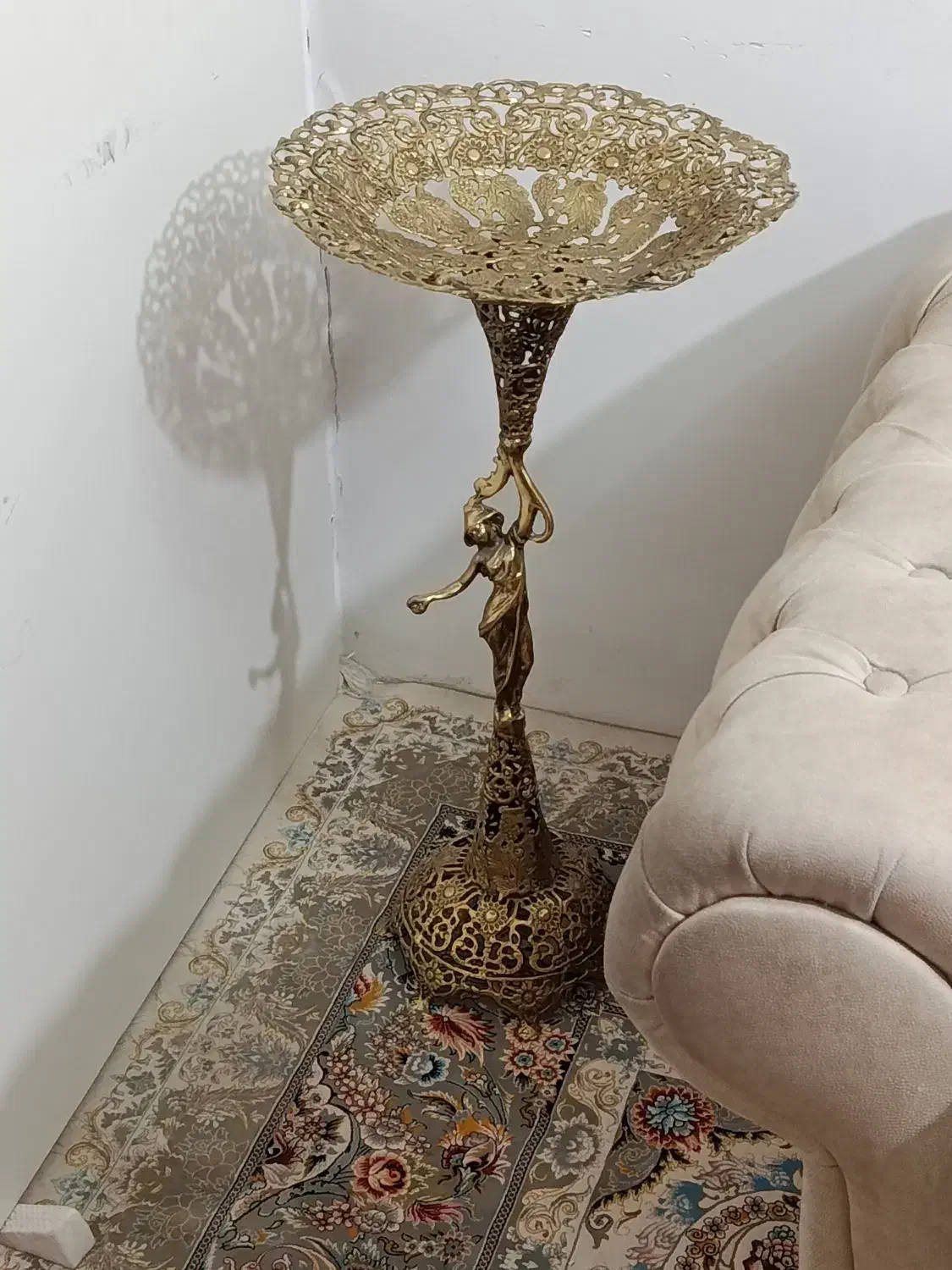 دکورهای برنجی کاملا سالم و تمیز و نو|ساعت دیواری و تزئینی|ری, شهید بهشتی|دیوار