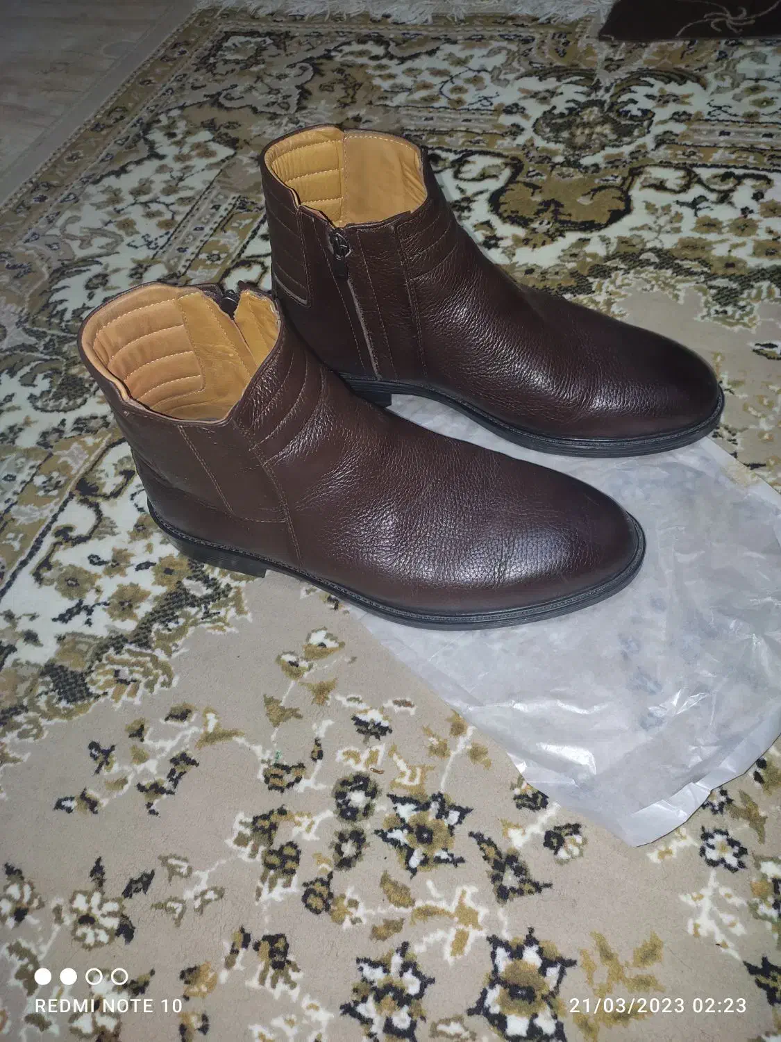 پوتین چرم 43|کیف، کفش، کمربند|جلین, |دیوار