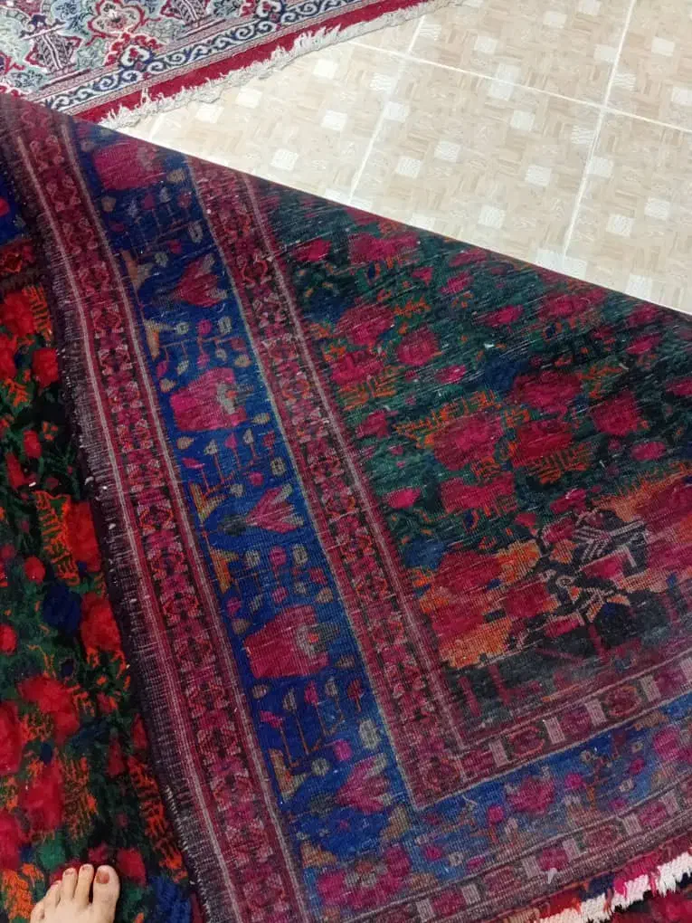 قالی دست بافت|فرش|کرمان, |دیوار