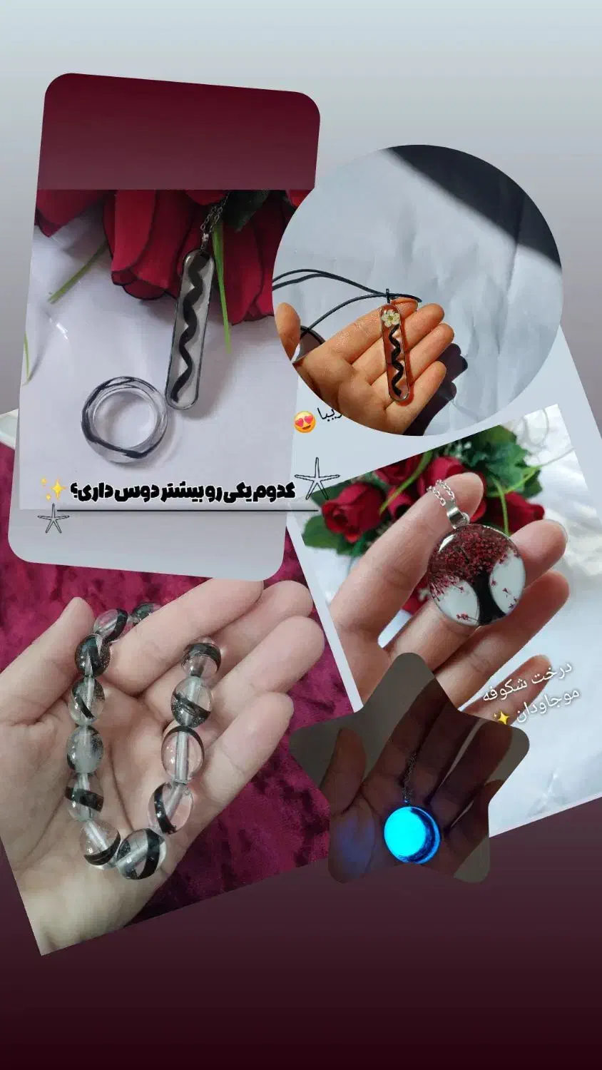 اکسسوری های شخصی سازی عکس ومو شخصی دست سازوخاص|زیورآلات و اکسسوری|رامیان, |دیوار