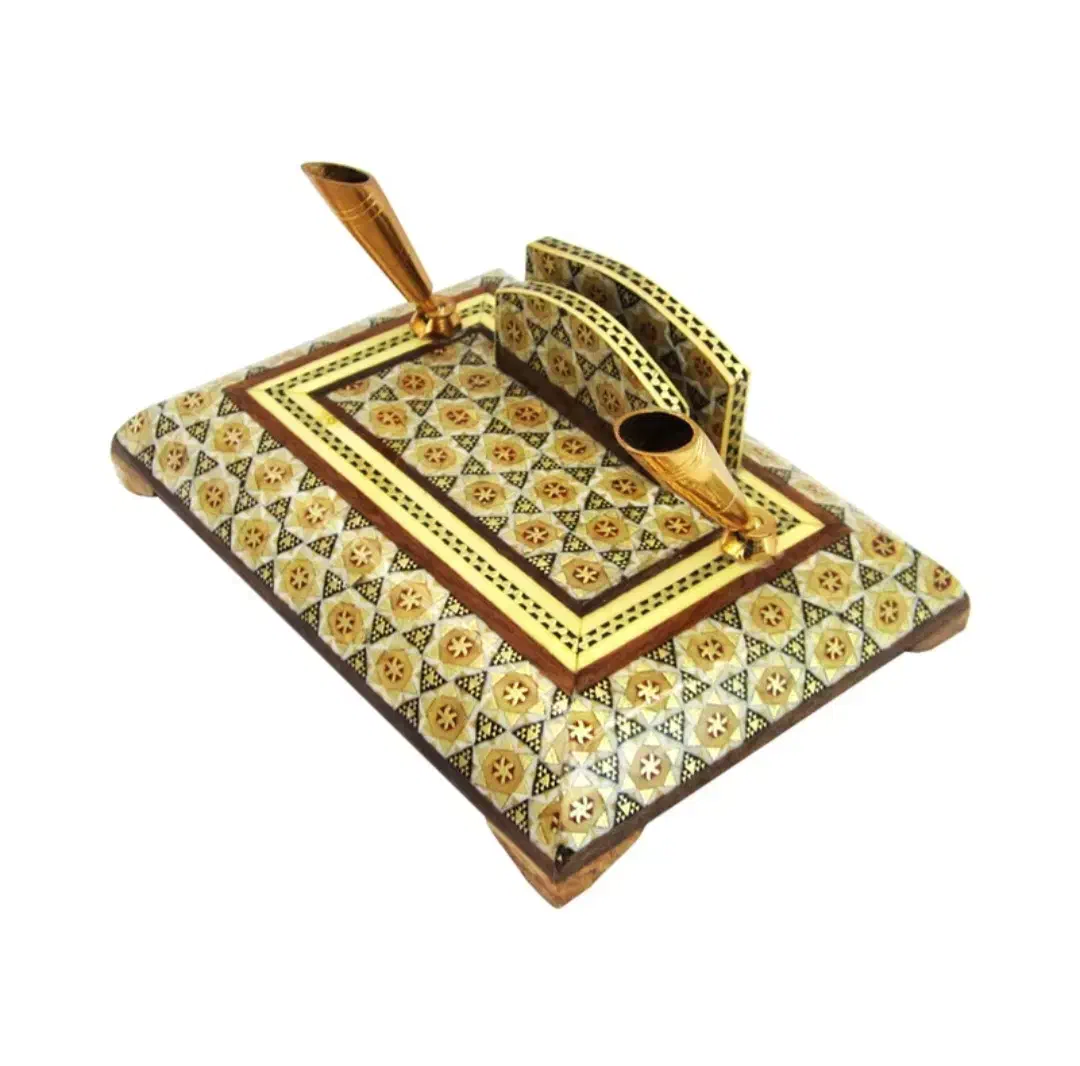 جاقلمی ۲ تایی خاتم کاری رومیزی|صنایع دستی و سایر لوازم تزئینی|تهران, میدان ولیعصر|دیوار