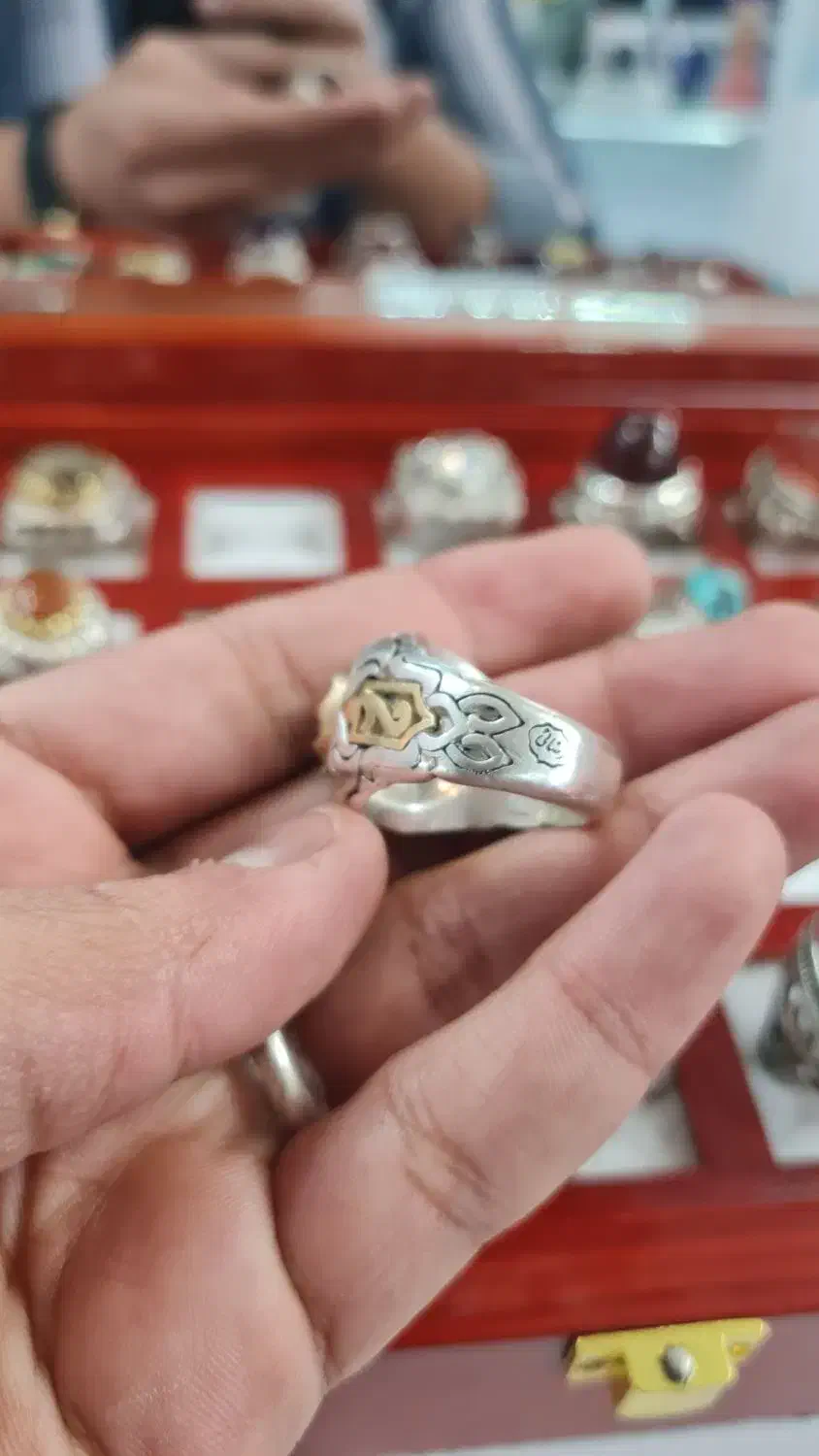 انگشتر موزنایت الماس روس|جواهرات|یزد, |دیوار