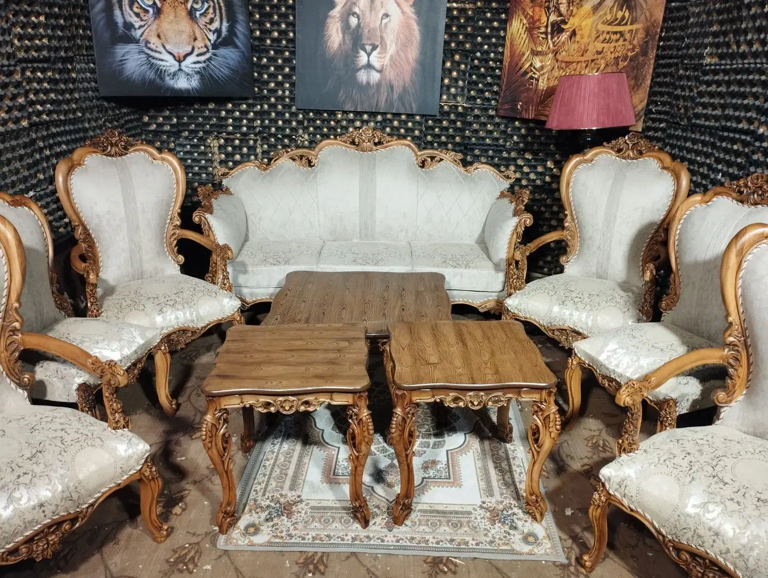 تولیدی مبل کلاسیک عسل مبل مخصوص جهیزیه|مبلمان خانگی و میز عسلی|اصفهان, رهنان|دیوار