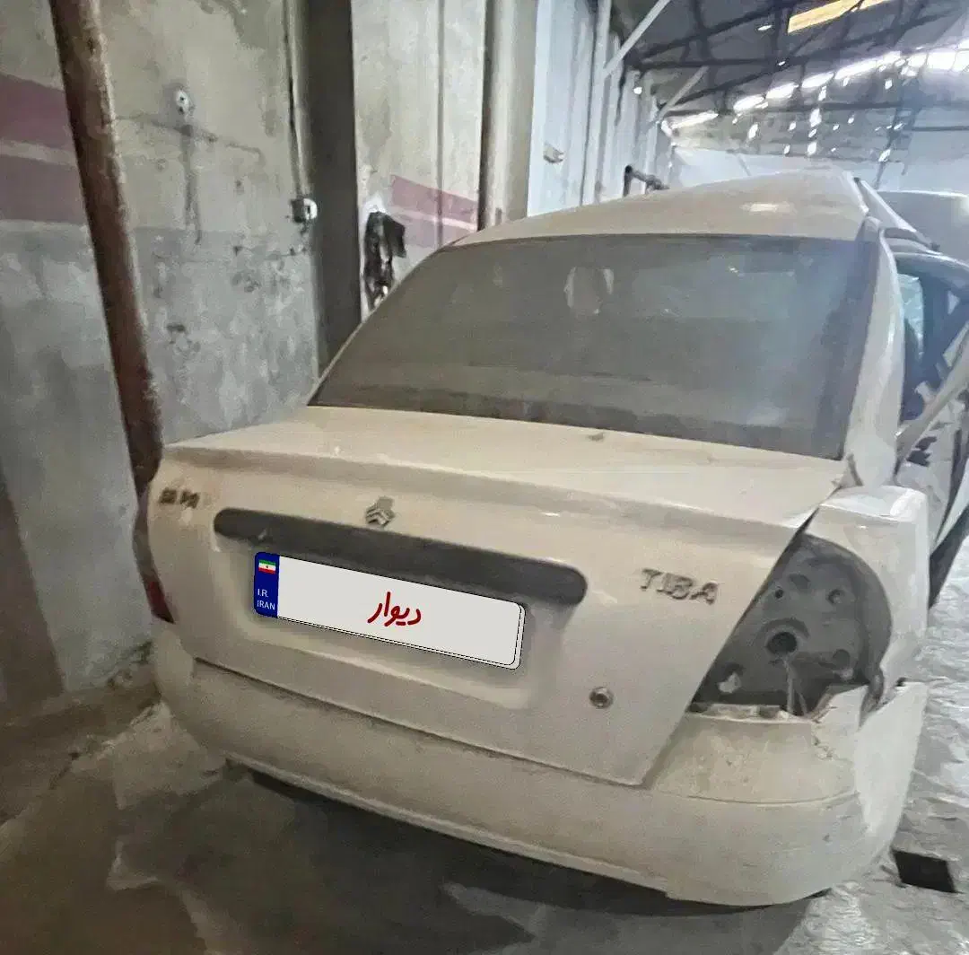 تیبا تصادفی مدل ۹۷ سفید|خودرو سواری و وانت|بابل, |دیوار