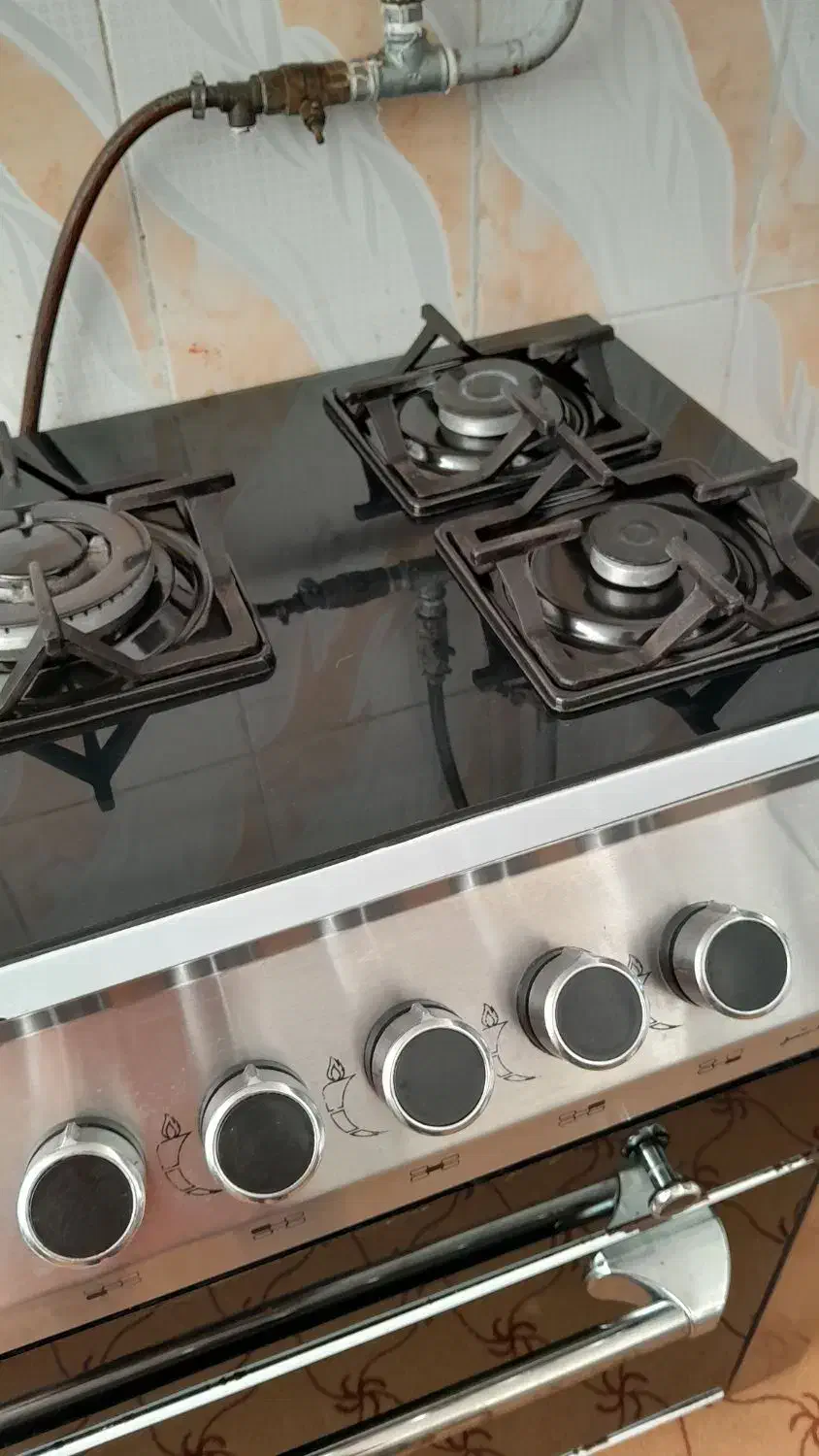 گاز پنج شعله طرح فر|اجاق گاز و لوازم برقی پخت‌وپز|علی‌آباد کتول, |دیوار