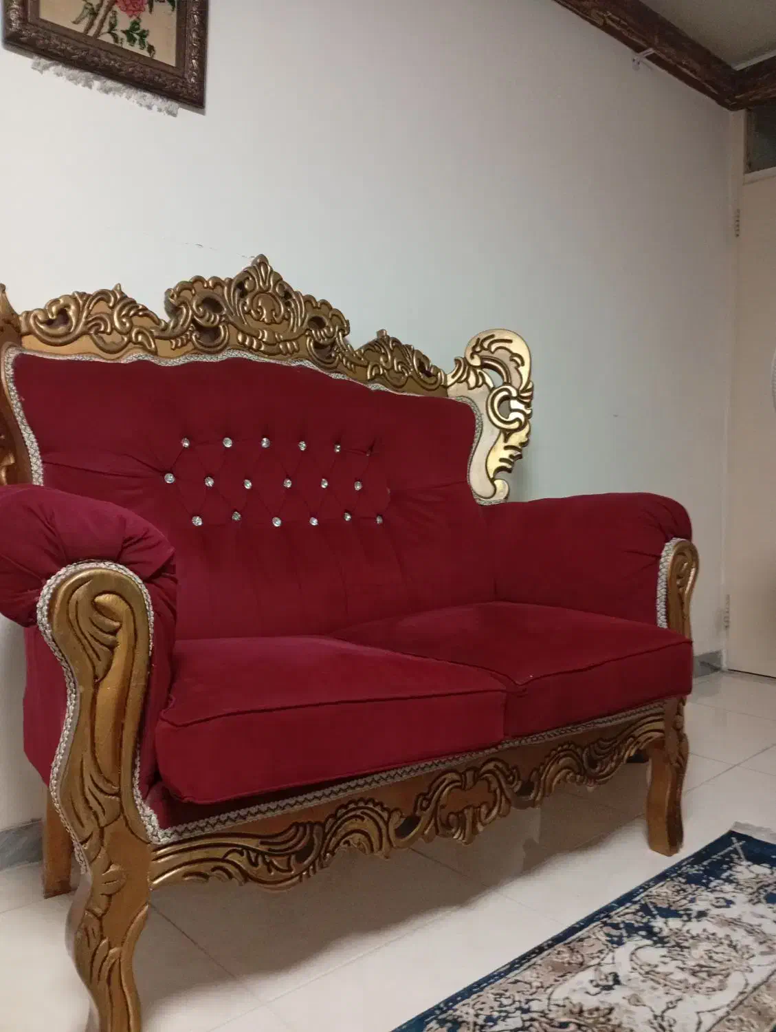 مبل کلاسیک|مبلمان خانگی و میز عسلی|رشت, کوی فرهنگیان|دیوار