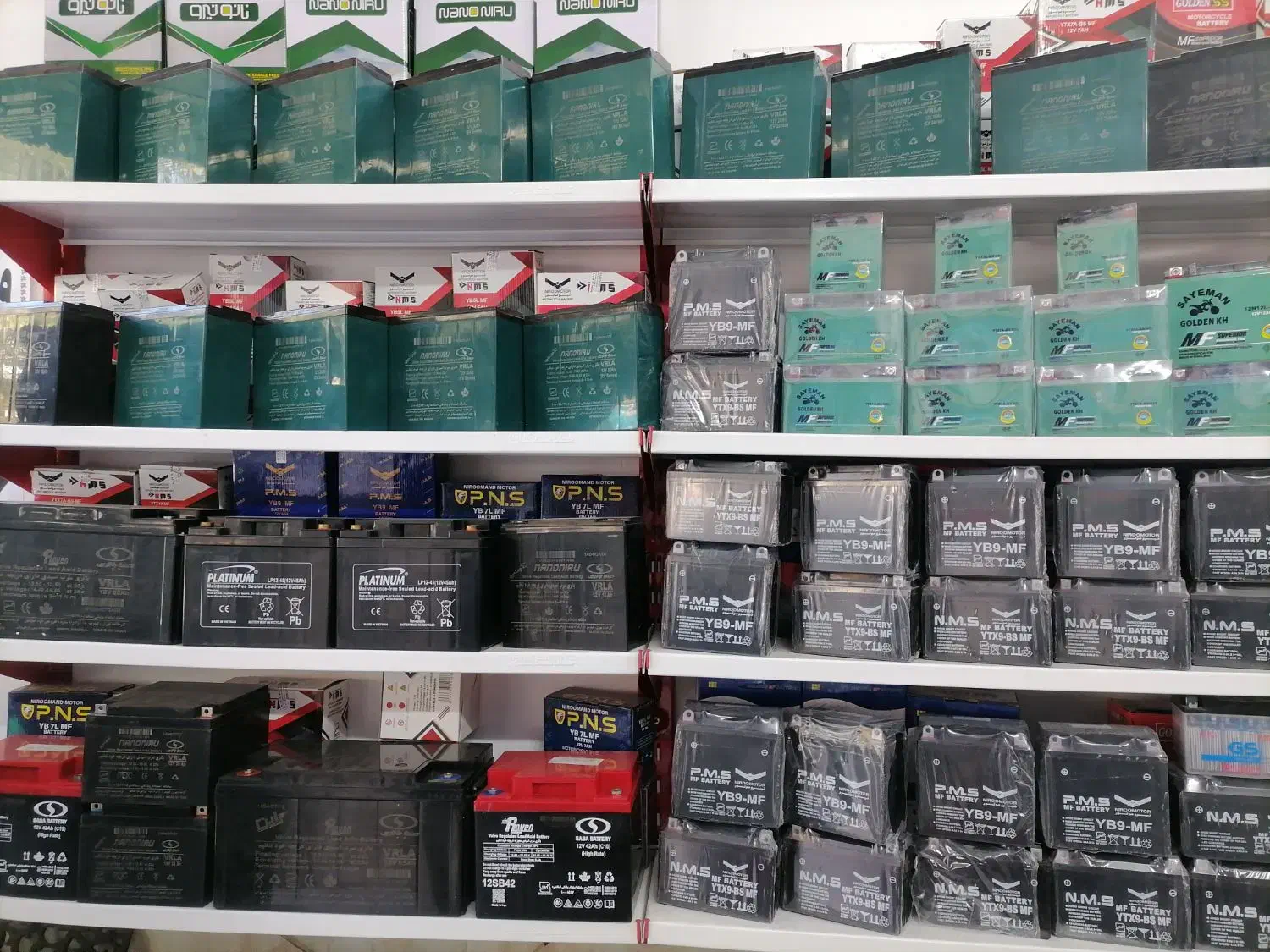 باطری موتور از 3 امپر تا 22 امپر با یکسال گارانتی|قطعات یدکی و لوازم جانبی|مشهد, ابوذر|دیوار