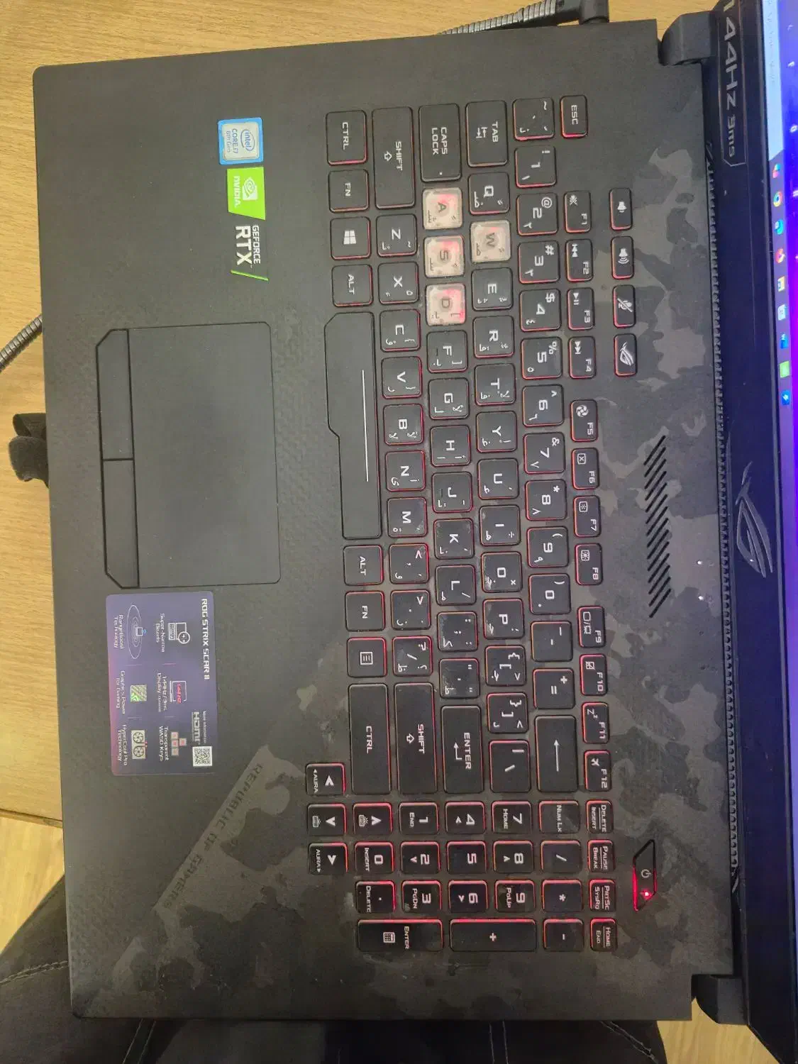 لپتاپ گیمینگ ASUS ROG|رایانه همراه|تهران, گلستان (شهرک راه آهن)|دیوار