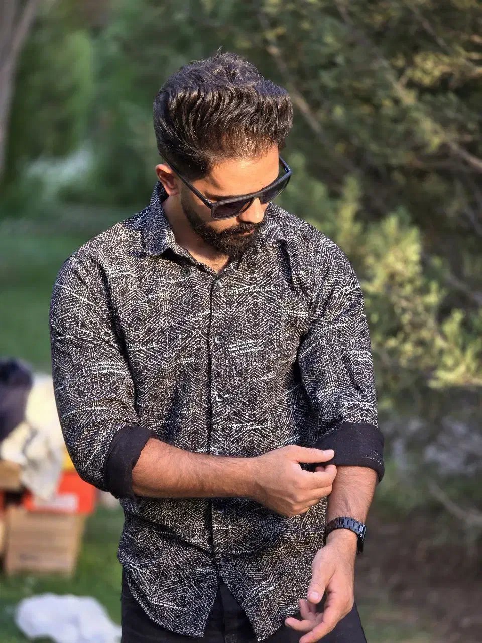 آفر ویژه پیراهن دکمه ای آستین دار مردانه|لباس|اصفهان, خوراسگان|دیوار