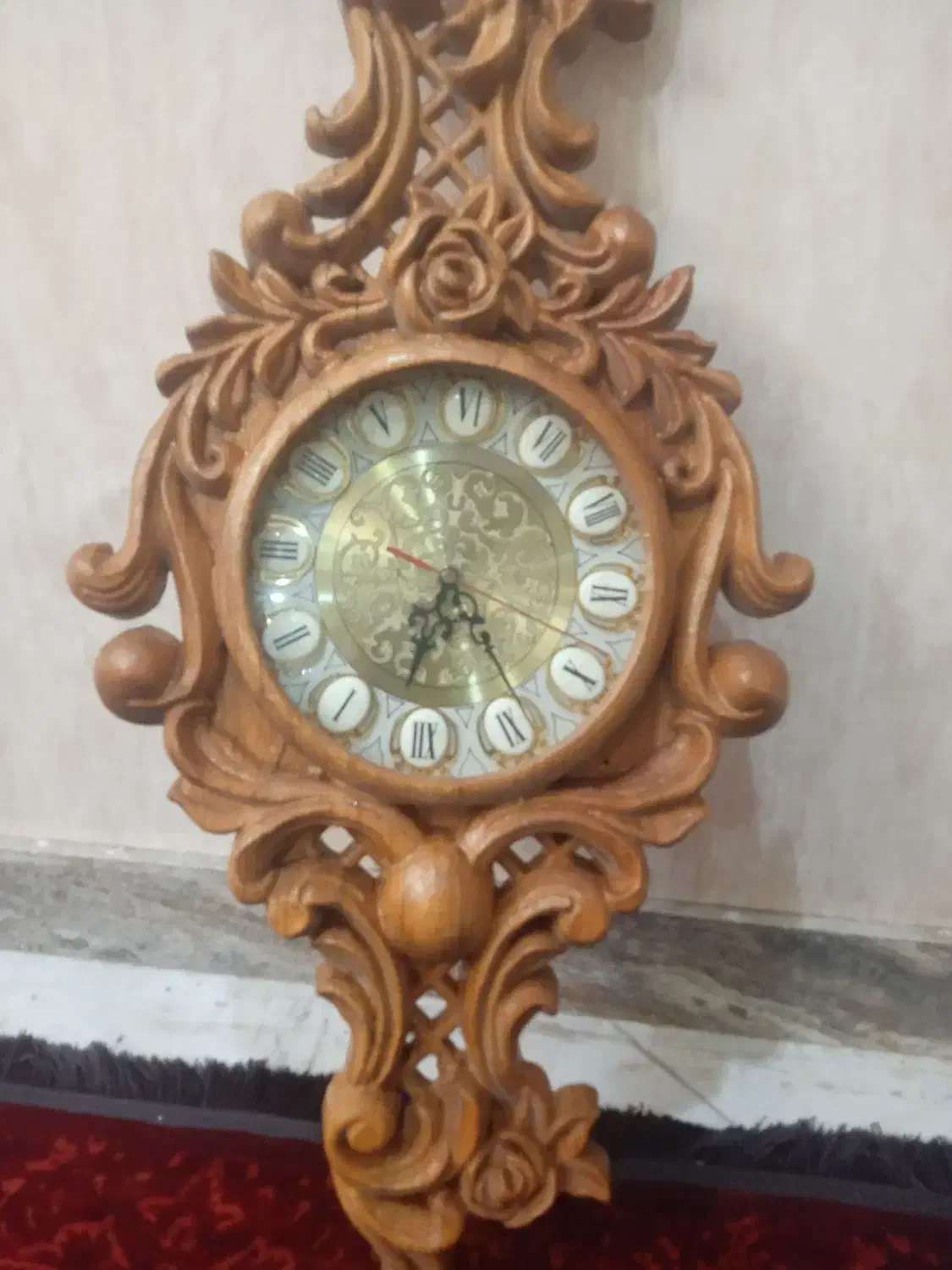 ساعت چوبی|ساعت دیواری و تزئینی|تهران, گلستان (شهرک راه آهن)|دیوار