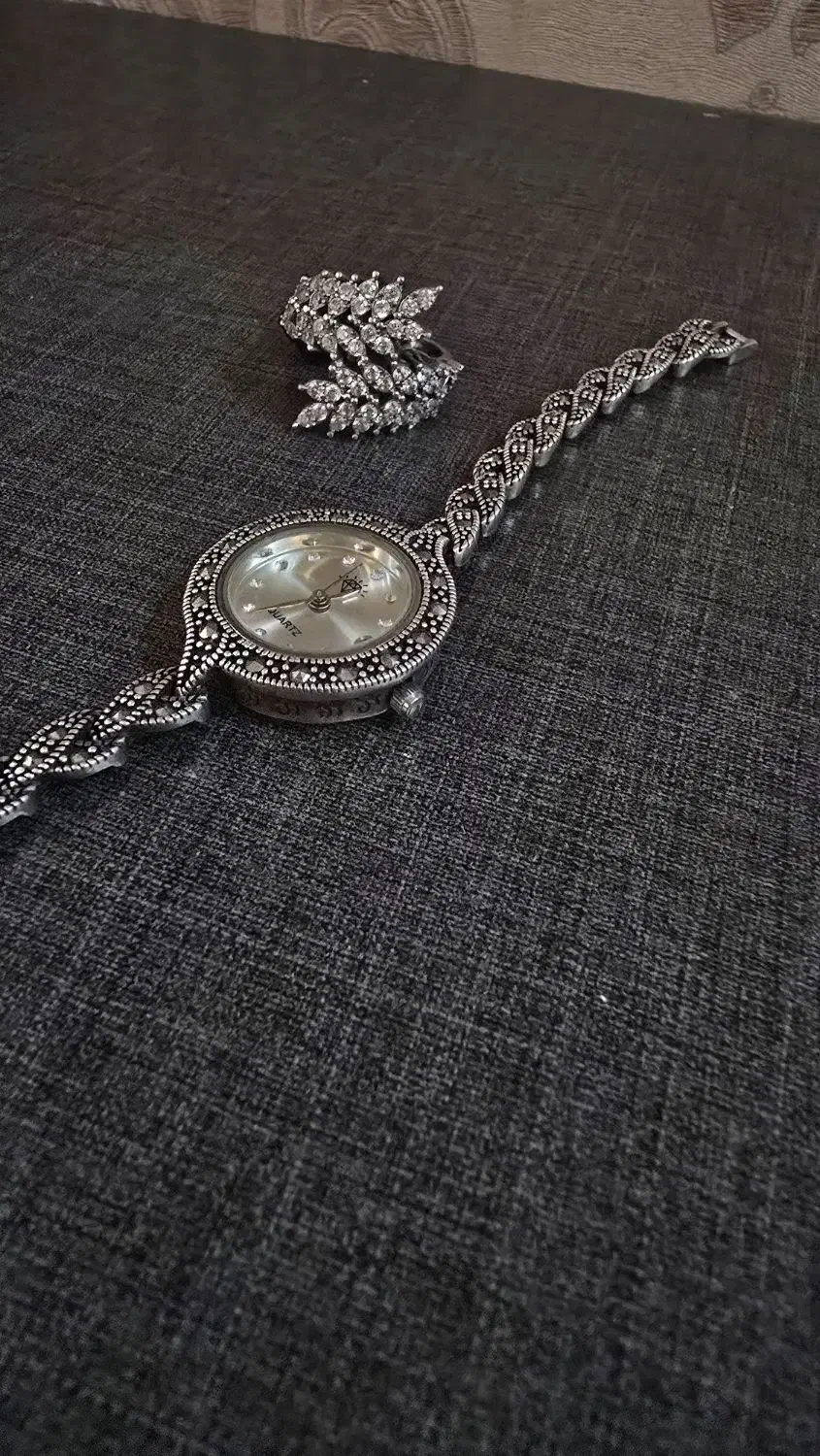 ساعت و انگشتر نقره|جواهرات|یزد, |دیوار