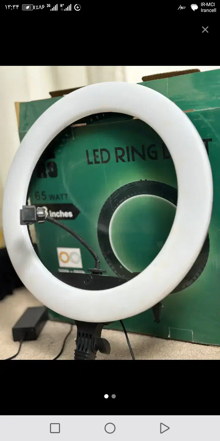 رینگ لایت|دوربین عکاسی و فیلم‌برداری|گناباد, |دیوار