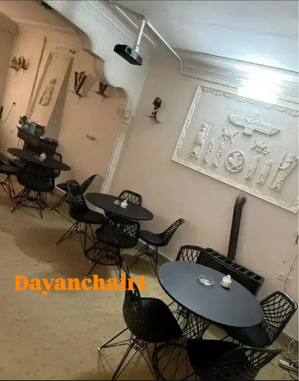 میز و صندلی کافه مدل کاملیا طرح سنگ|کافی‌شاپ و رستوران|اسلام‌شهر, باغ فیض|دیوار