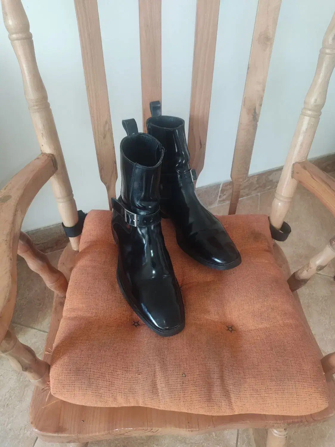 پوتین وارداتی آمریکایی سایز۲۶/۵سانت چرم بوفالو|کیف، کفش، کمربند|ساری, |دیوار