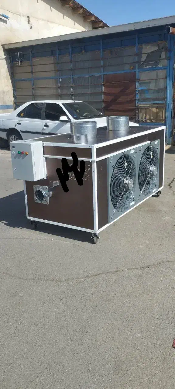 بخاری کوره استیل و فولادی،سوله گل وگیاه|بخاری، هیتر، شومینه|نقده, |دیوار