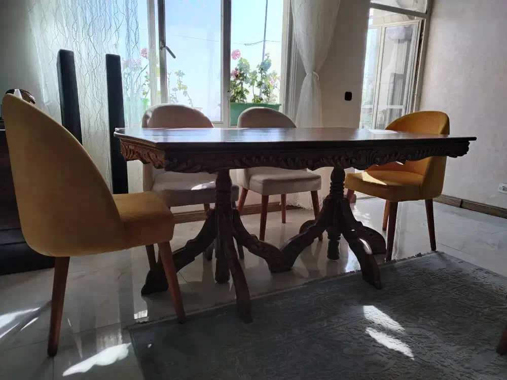 میز صندلی ناهار خوری ۶ نفره|میز و صندلی غذاخوری|رودهن, |دیوار