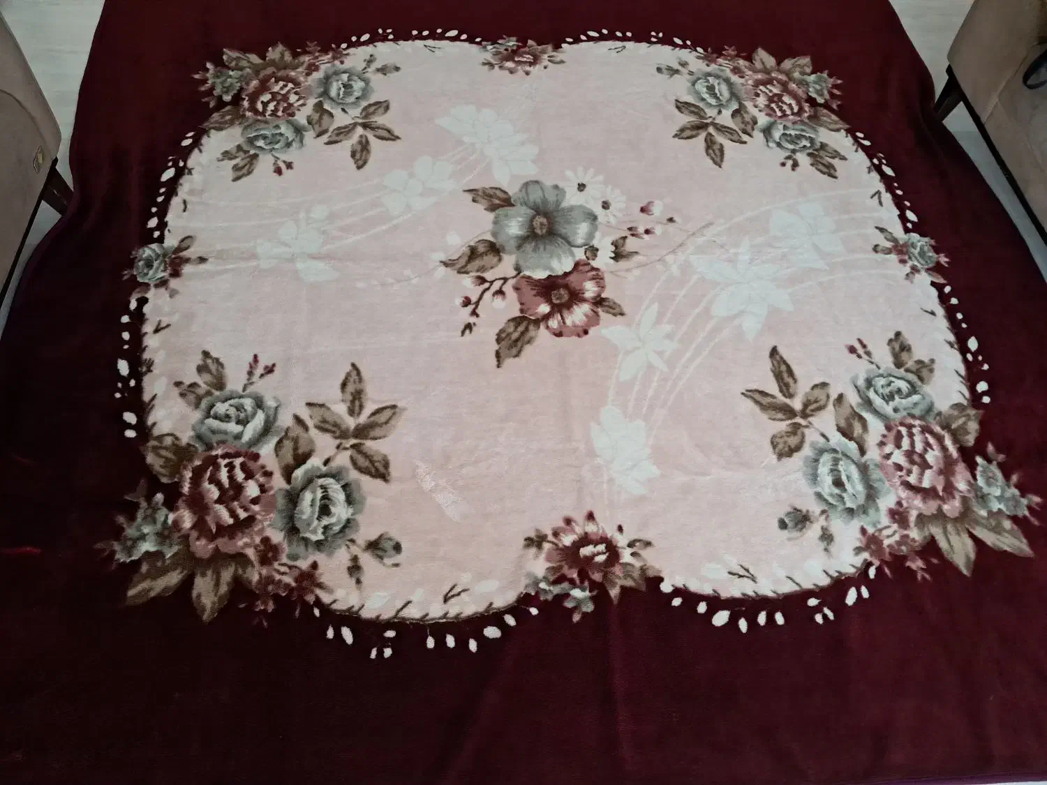 پتو گلبافت|رختخواب، بالش، پتو|رشت, دیلمان|دیوار