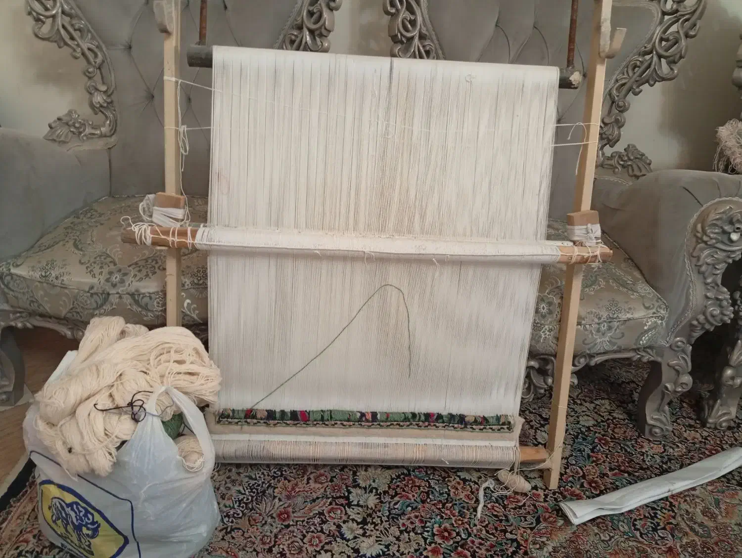 فرش دستبافت|فرش|ملایر, |دیوار