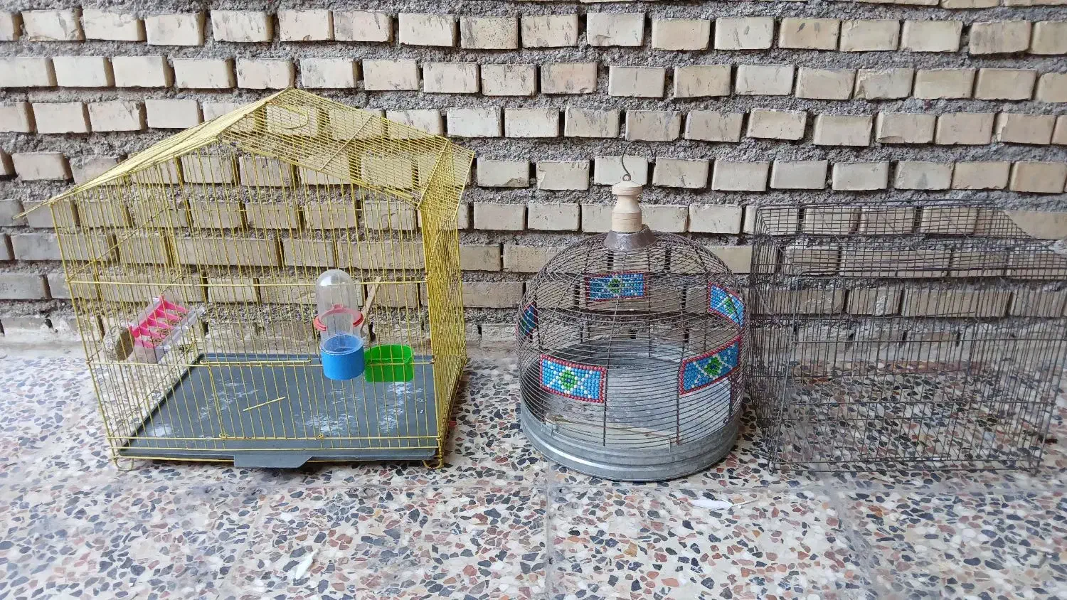 ۳ عدد قفس پرنده|لوازم جانبی حیوانات|گتوند, |دیوار