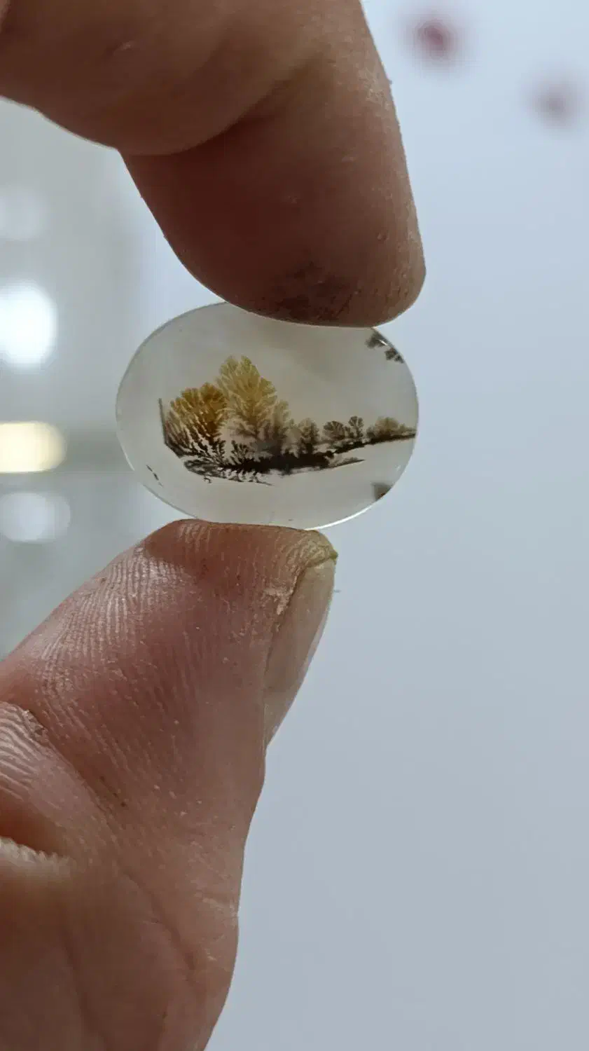 سنگ شجر قاعن|جواهرات|رباط‌کریم, کیکاور|دیوار