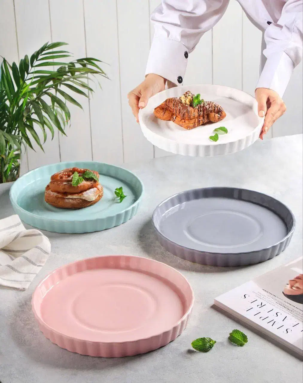 سرامیک رنگی پذیرایی|ظروف سرو و پذیرایی|قم, باجک یک|دیوار