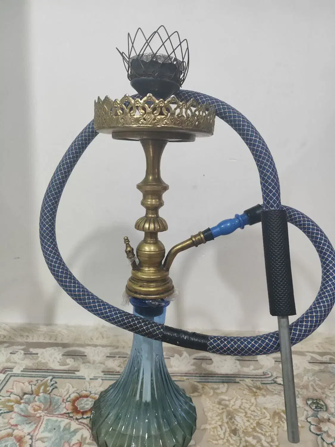 قلیان برنجی قدیمی|کلکسیون و سرگرمی|کرمان, |دیوار