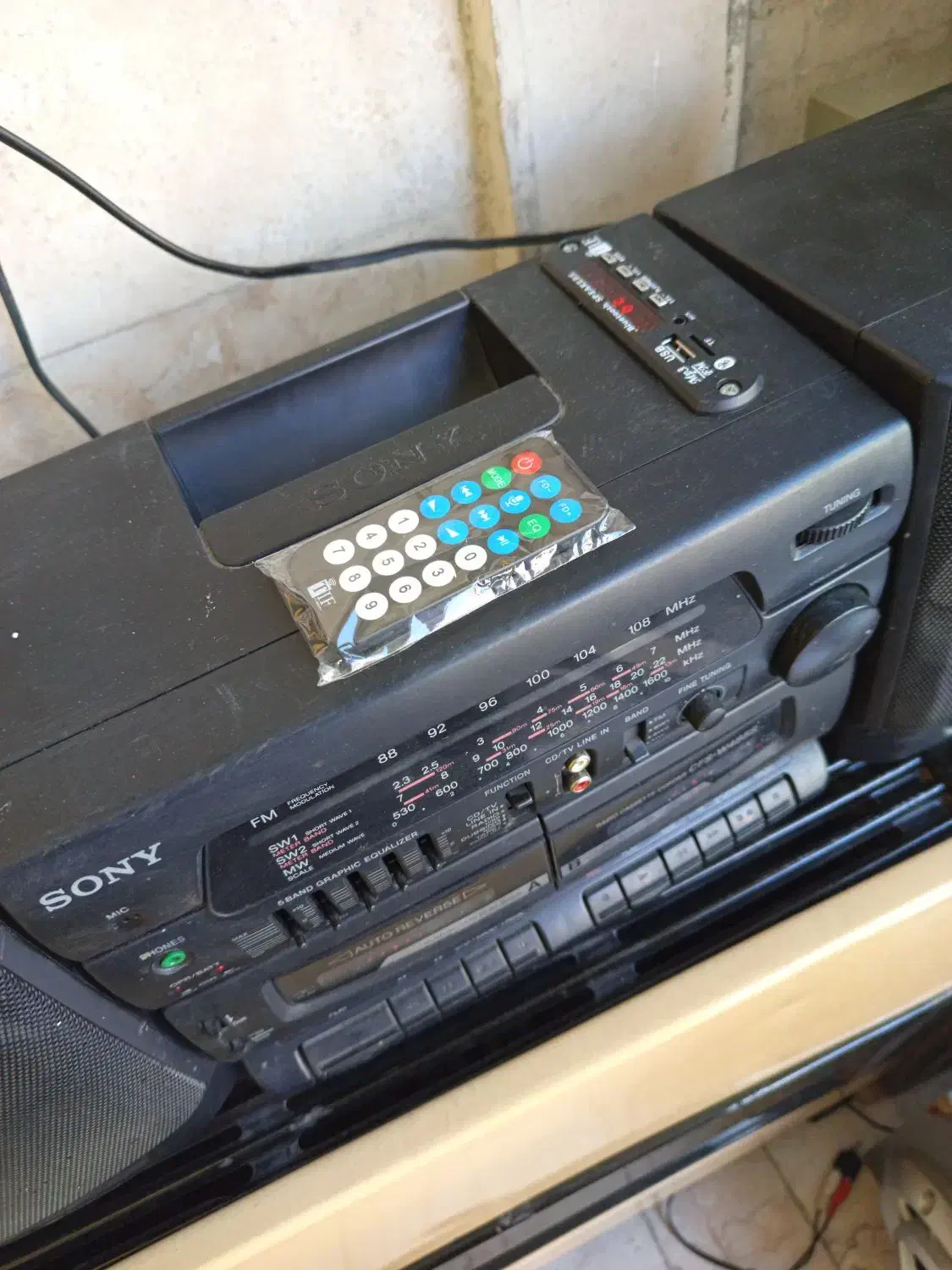 ضبط سونی بلوتوثی شده|سیستم صوتی خانگی|گلپایگان, |دیوار