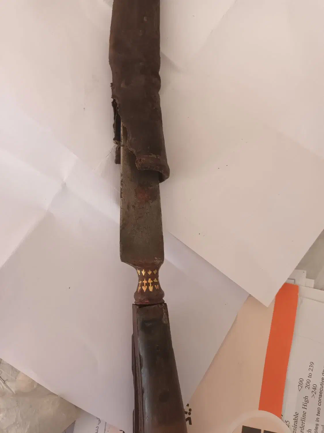 خنجر طلا کوب صفوی|کلکسیون اشیاء عتیقه|اقلید, |دیوار