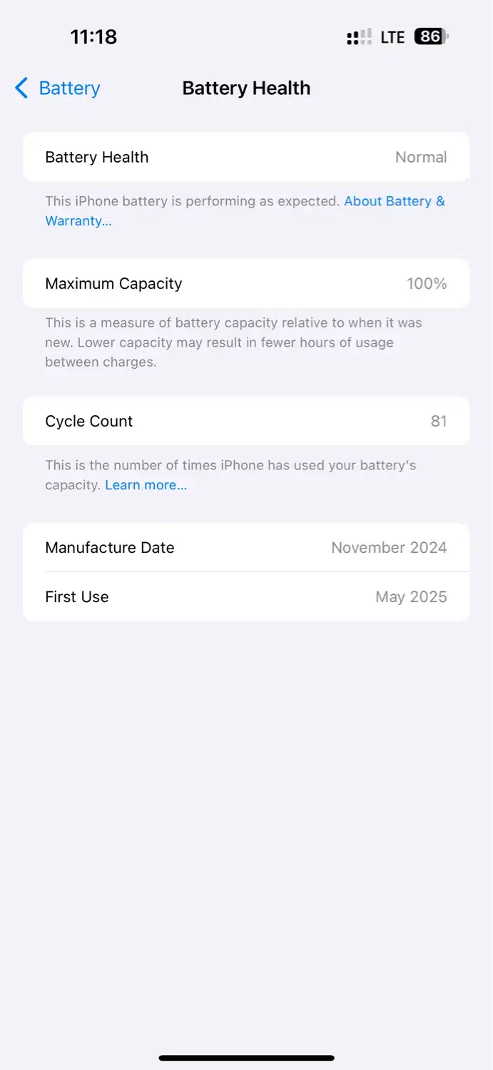 اپل iPhone 16 Pro Max با حافظهٔ ۲۵۶ گیگابایت|موبایل|تهران, سلسبیل جنوبی|دیوار
