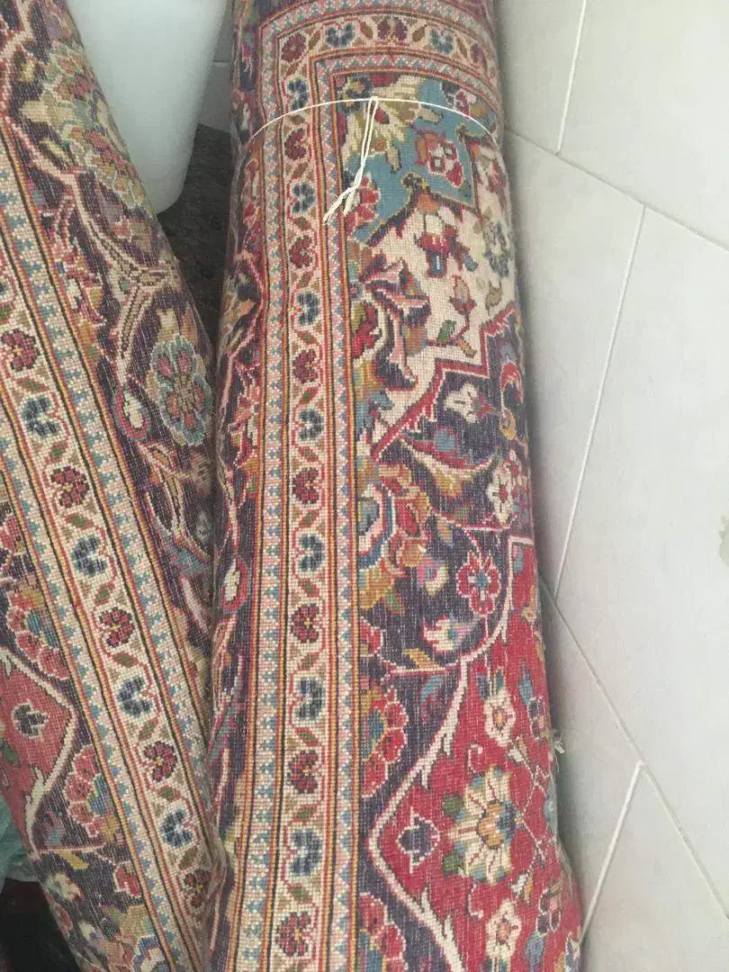 فرش دستباف۲عدد|فرش|یزد, |دیوار