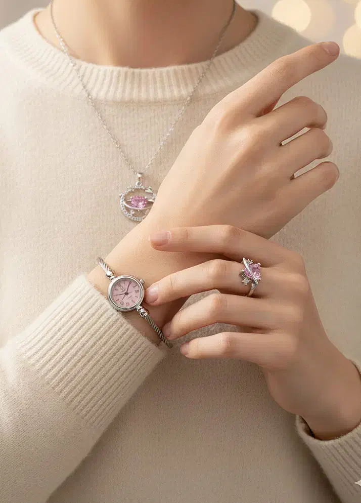 ست زنانه ساعت و گردنبند و انگشتر|ساعت|رشت, فلسطین|دیوار