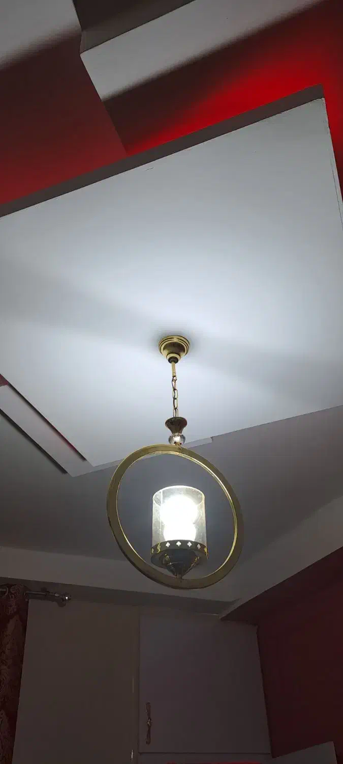 لوستر تک شعله|لوستر و چراغ آویز|کرمانشاه, |دیوار