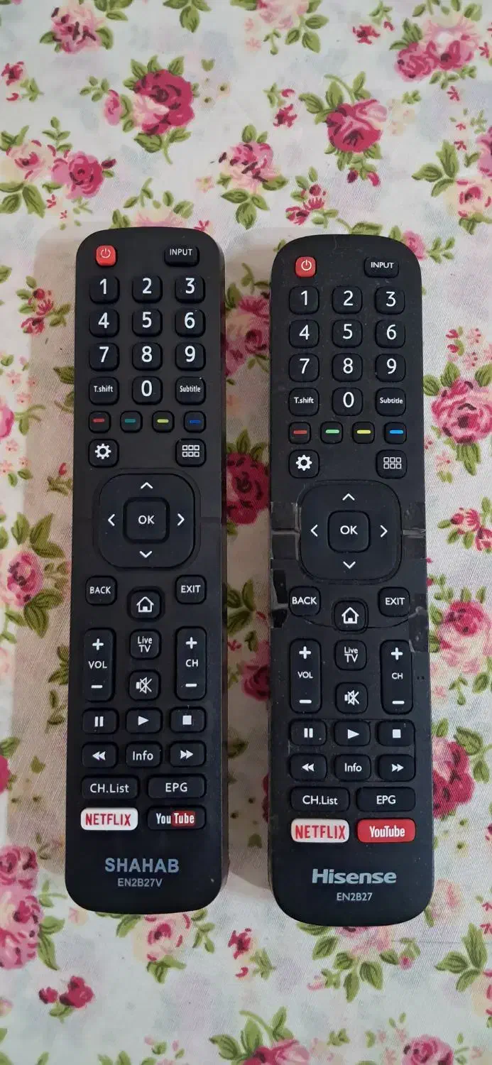 دو عدد کنترل هایسنس|تلویزیون و پروژکتور|دهلران, |دیوار